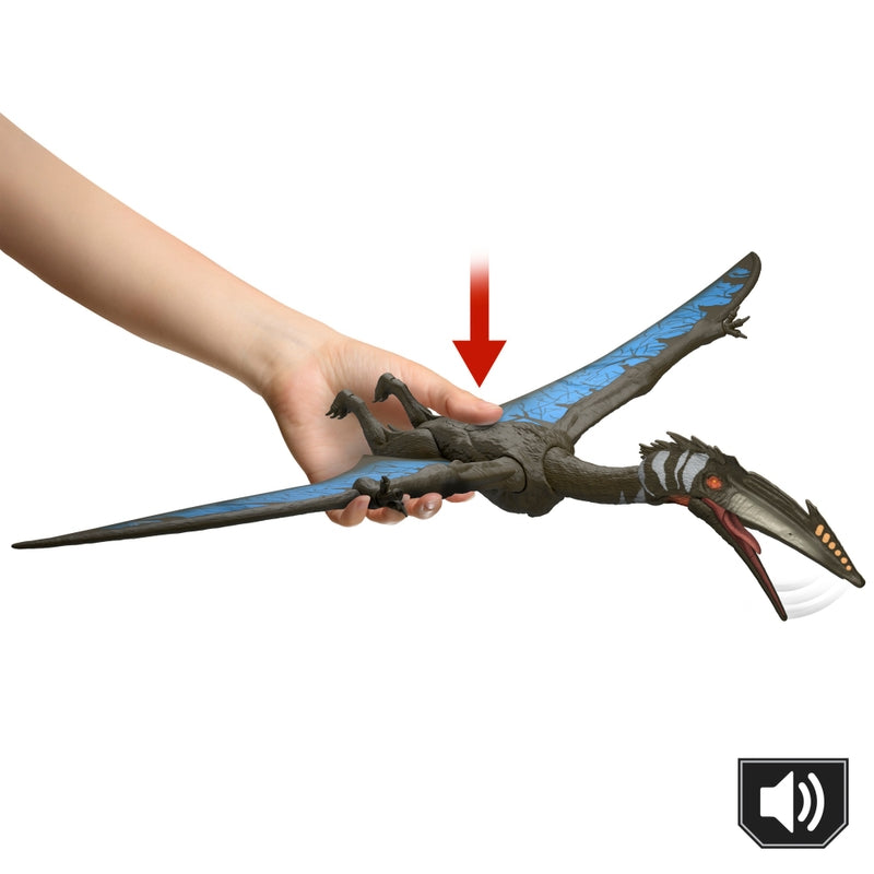 Jurassic World Aerial Ambush Quetzalcoatlus Figure + Free Activity Book