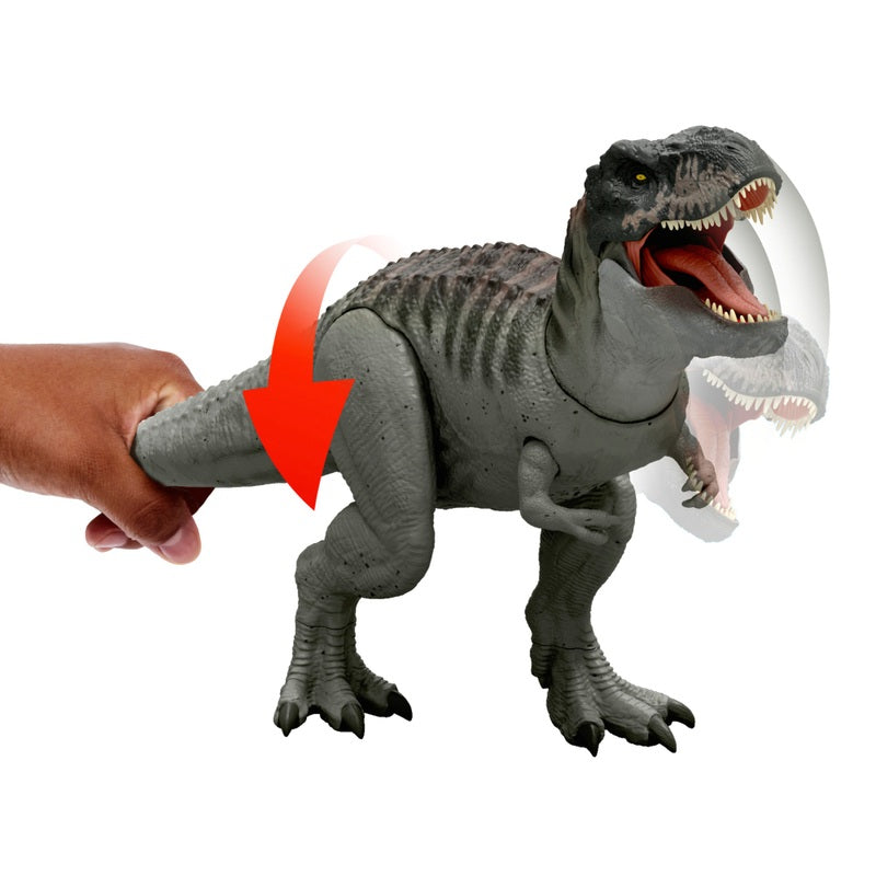 Jurassic World Rebirth Power Devour T-Rex Dinosaur Action Figure + Free Activity Book