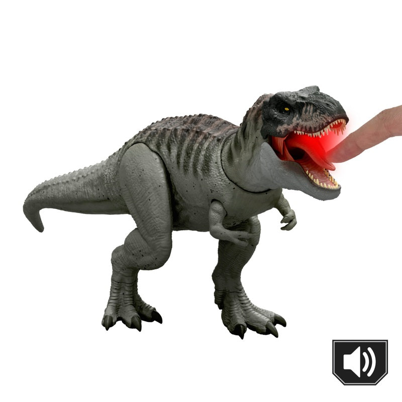 Jurassic World Rebirth Power Devour T-Rex Dinosaur Action Figure + Free Activity Book
