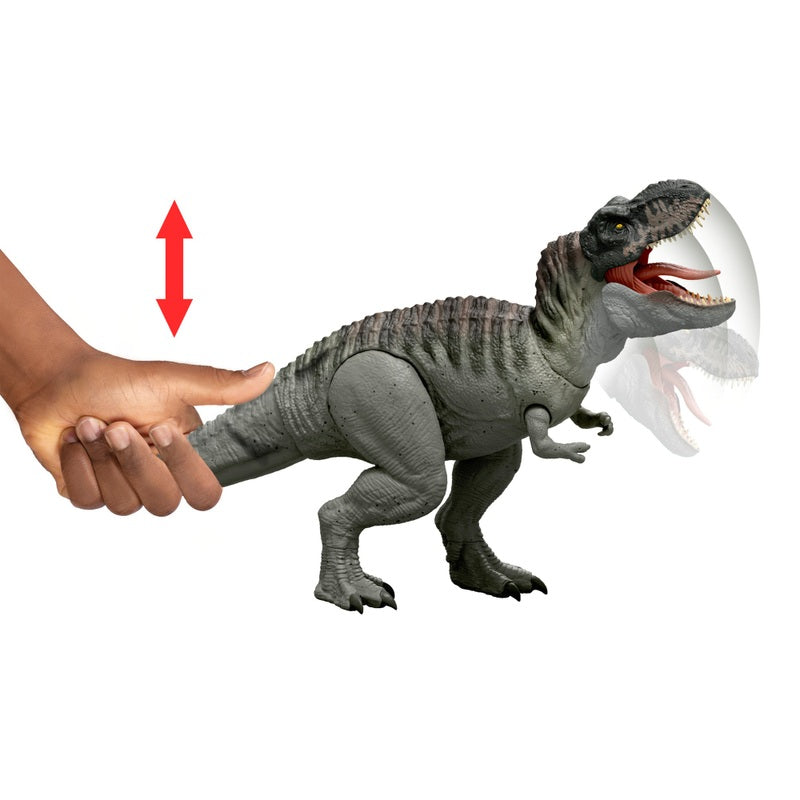 Jurassic World Rebirth Power Devour T-Rex Dinosaur Action Figure + Free Activity Book