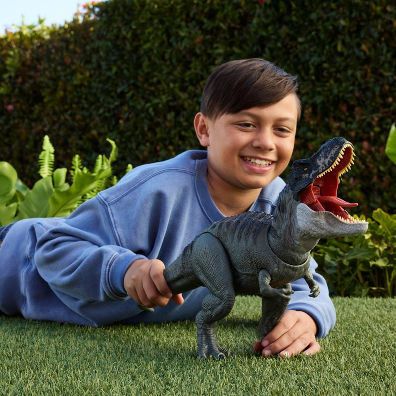 Jurassic World Rebirth Power Devour T-Rex Dinosaur Action Figure + Free Activity Book