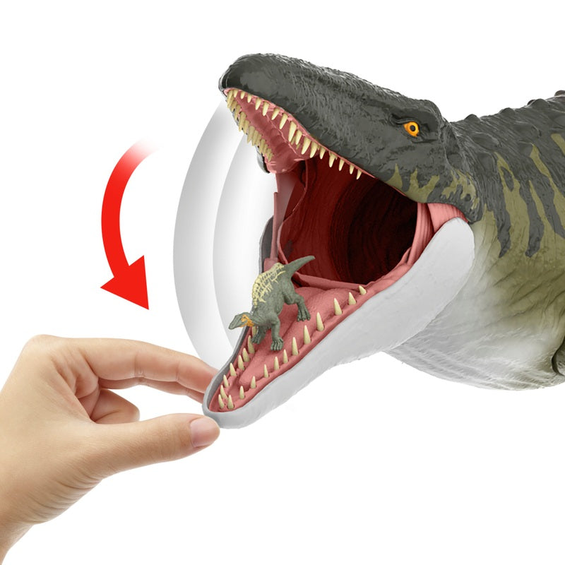 Jurassic World Super Colossal Mosasaurus Figure + Free Activity Book