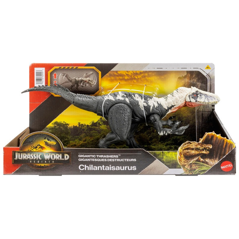 Jurassic World Rebirth Gigantic Thrashers Tyrannotitan Dinosaur Figure + Free Activity Book