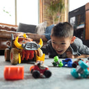 Monster Jam Mini Jams Megalodon vs Mad Hog Chomper + Free Activity Book