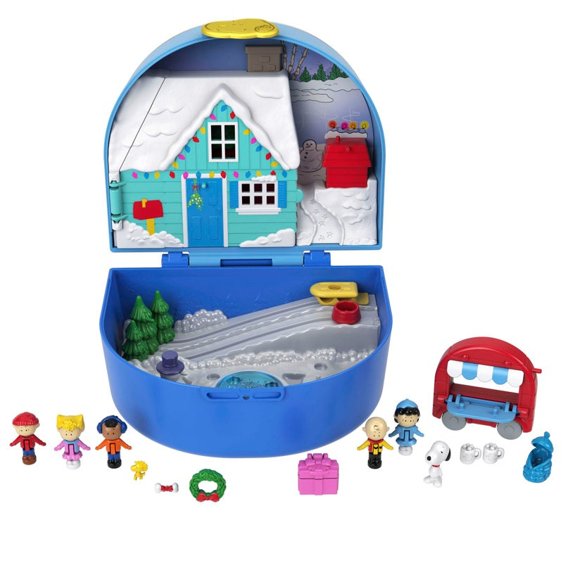 Polly Pocket Compact Peanuts Playset + Free Activity Book