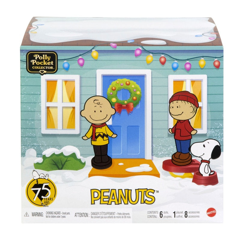 Polly Pocket Compact Peanuts Playset + Free Activity Book