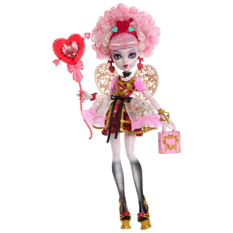 Monster High Scary Sweet Birthday Cupid Asteria Doll + Free Activity Book
