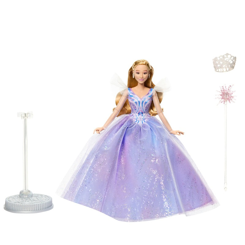 Wicked For Good Deluxe Glinda Fashion Doll 29cm + Free Activity Book