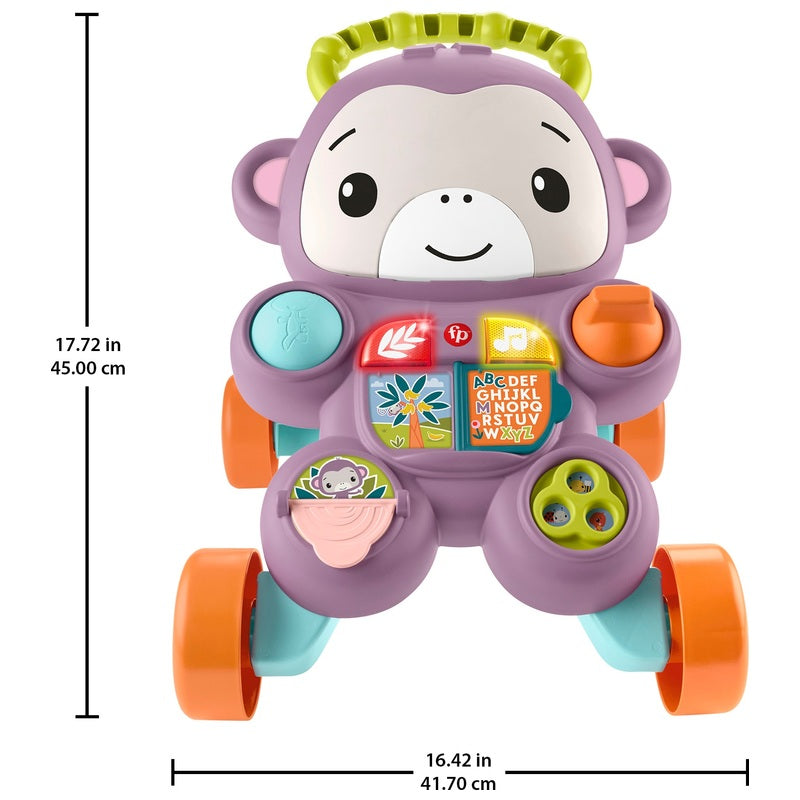 Fisher-Price Learn With Me Purple Monkey Walker – Free Activity Book