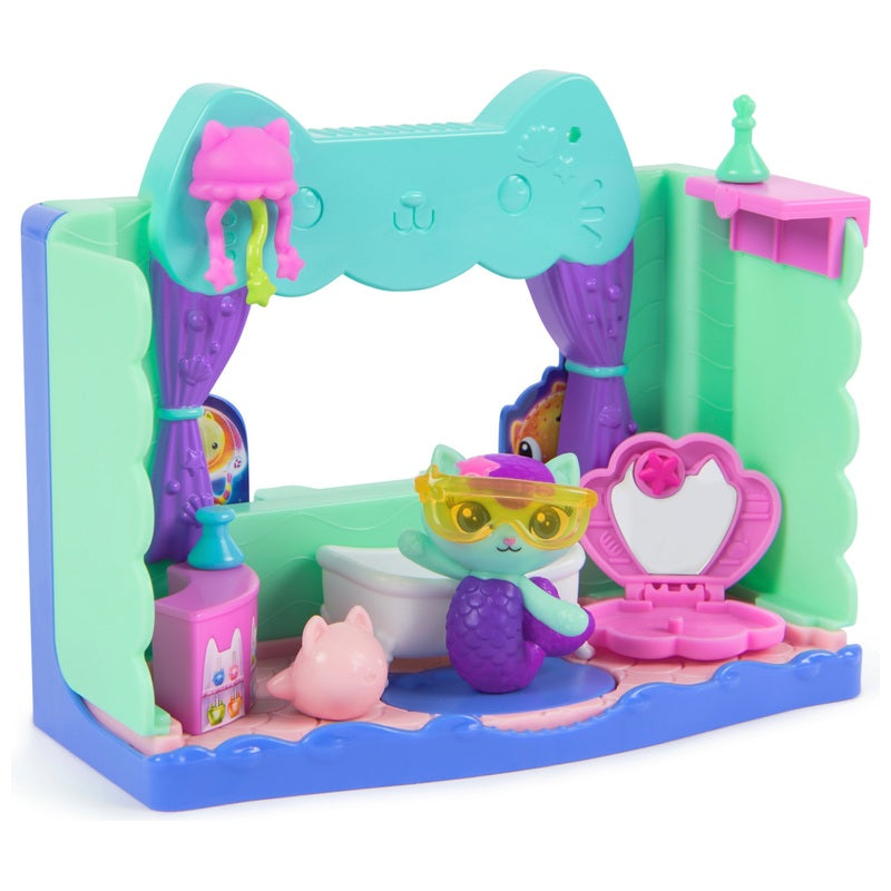 Gabby’s Dollhouse: The Movie MerCat’s Spa-wesome Bathroom Playset + Free Activity Book