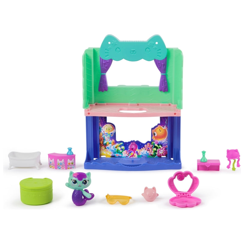 Gabby’s Dollhouse: The Movie MerCat’s Spa-wesome Bathroom Playset + Free Activity Book