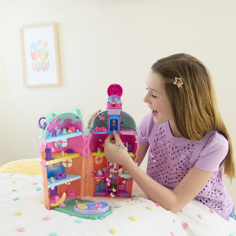 Polly Pocket Gelato House Playset + Free Activity Book