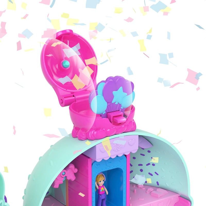 Polly Pocket Gelato House Playset + Free Activity Book