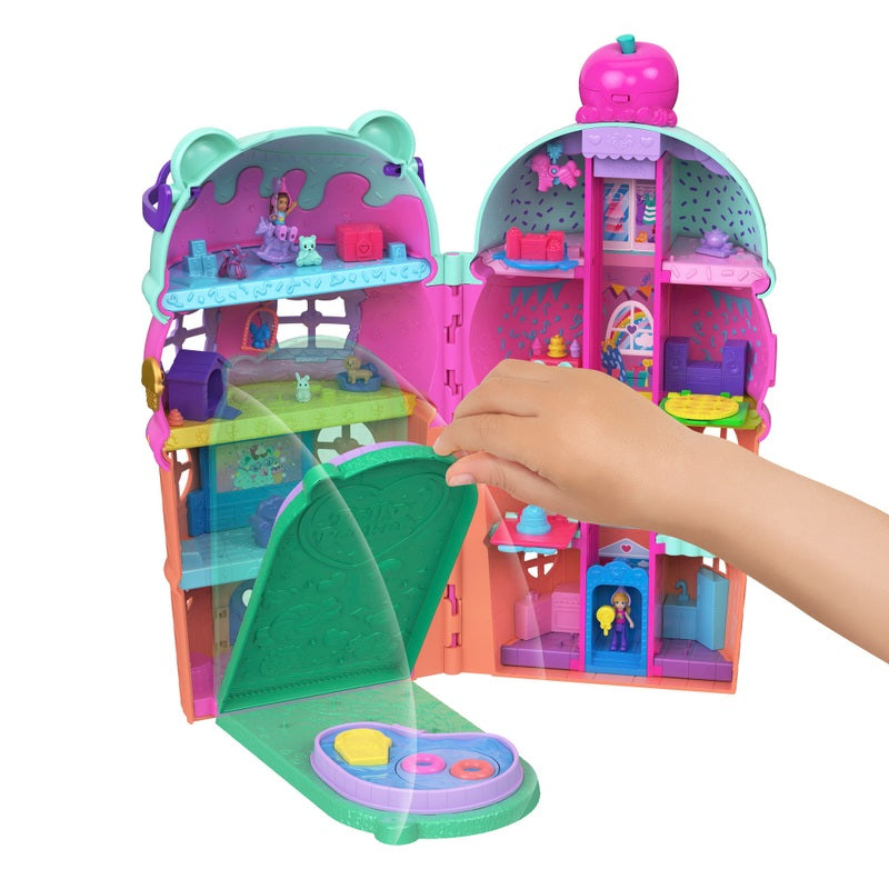 Polly Pocket Gelato House Playset + Free Activity Book