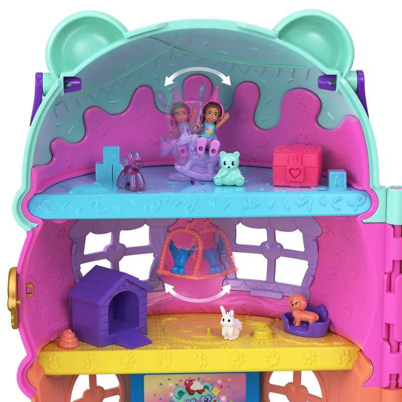 Polly Pocket Gelato House Playset + Free Activity Book