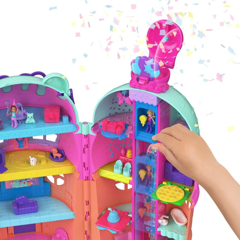 Polly Pocket Gelato House Playset + Free Activity Book