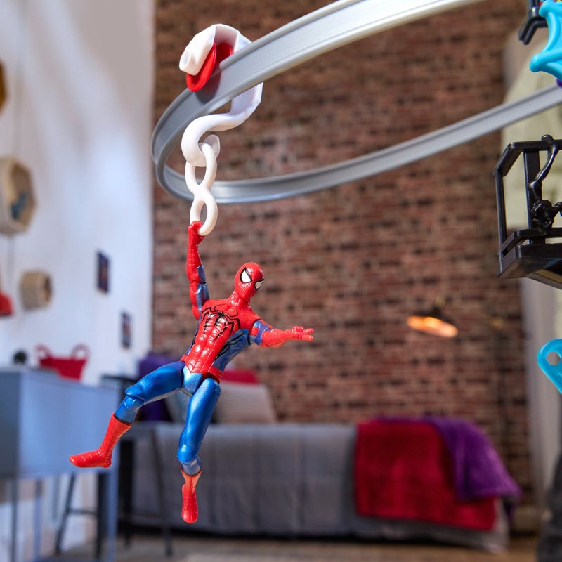 Marvel Spider-Man VenomVersus Web Slinging City Playset + Free Activity Book