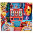 Marvel Iron Man and His Awesome Friends Iron Quarters Playset + Free Activity Book