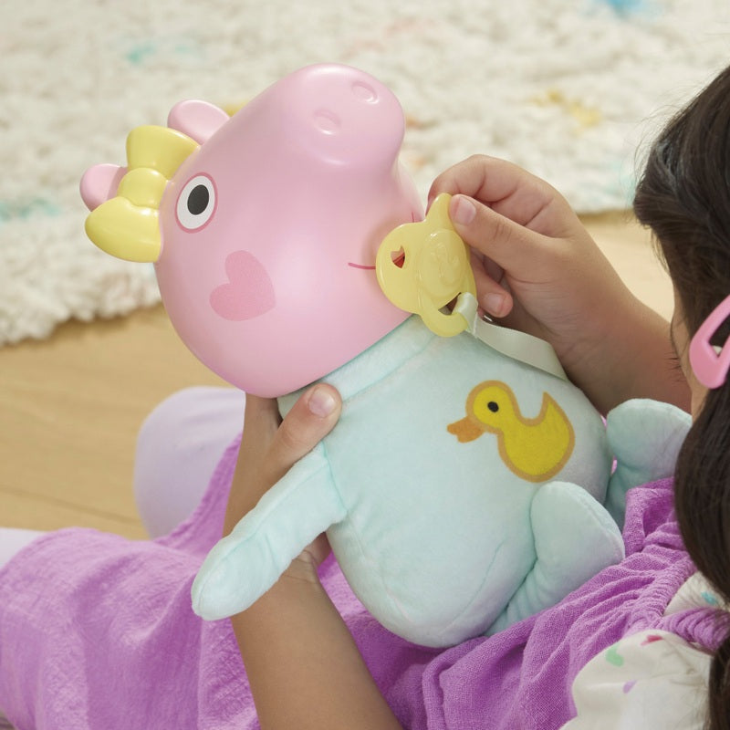 Peppa Pig Oinks & Snuggles Baby Evie Doll + Free Activity Book