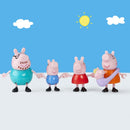 Peppa Pig Family of Five Figures Set with Baby Evie + Free Activity Book