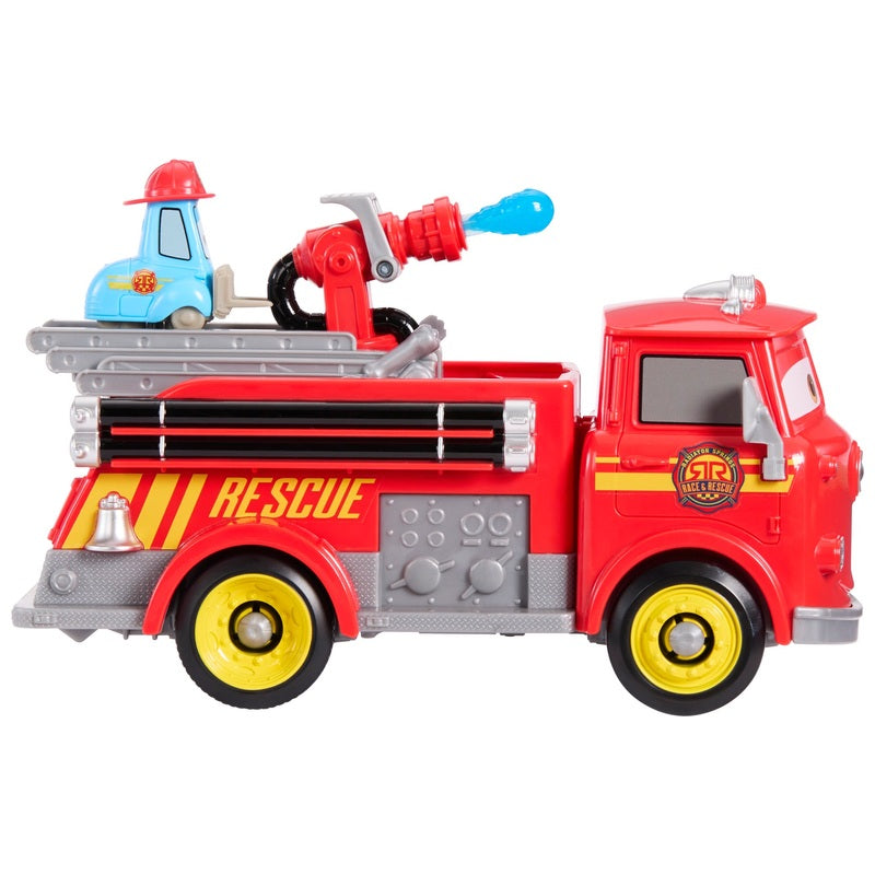 Disney Pixar Cars Race & Rescue Fire Truck Playset + Free Activity Book