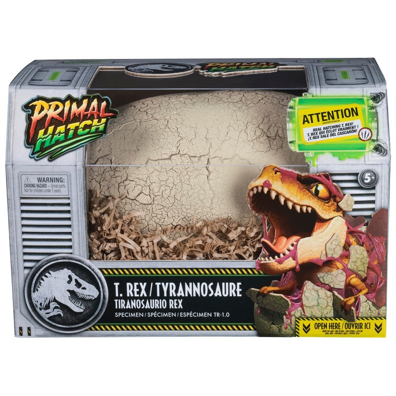 Jurassic World Primal Hatch T. Rex +Free Activity Book Included