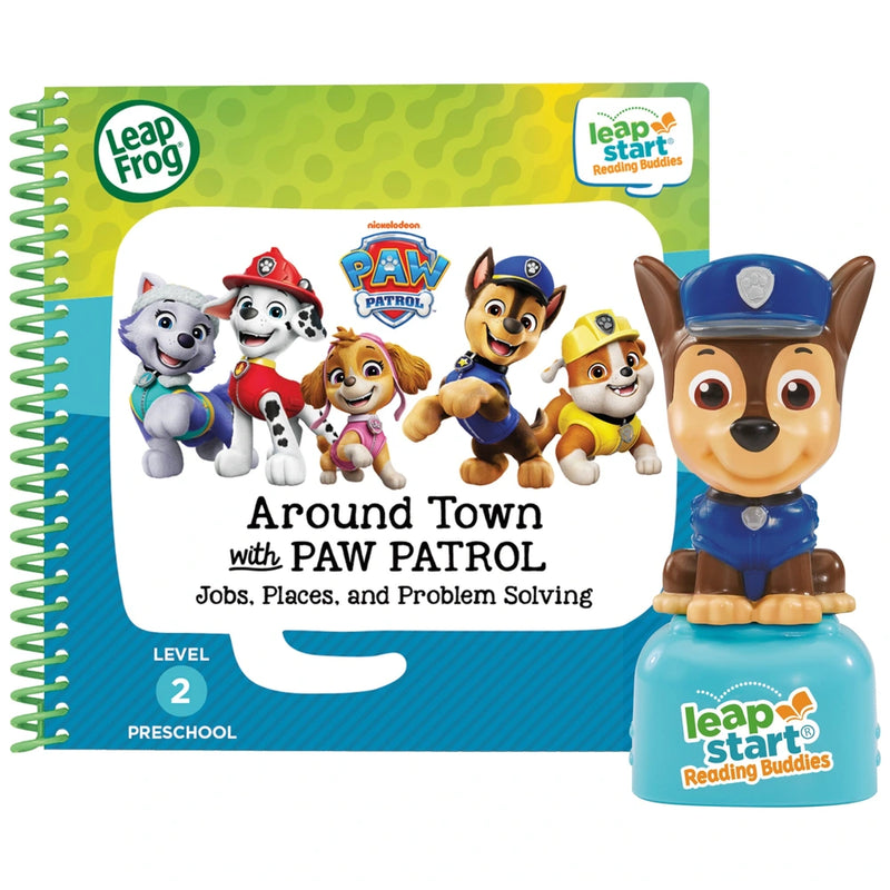 LeapFrog LeapStart Reading Buddies Around Town with PAW Patrol Buddy Set + Free Activity Book