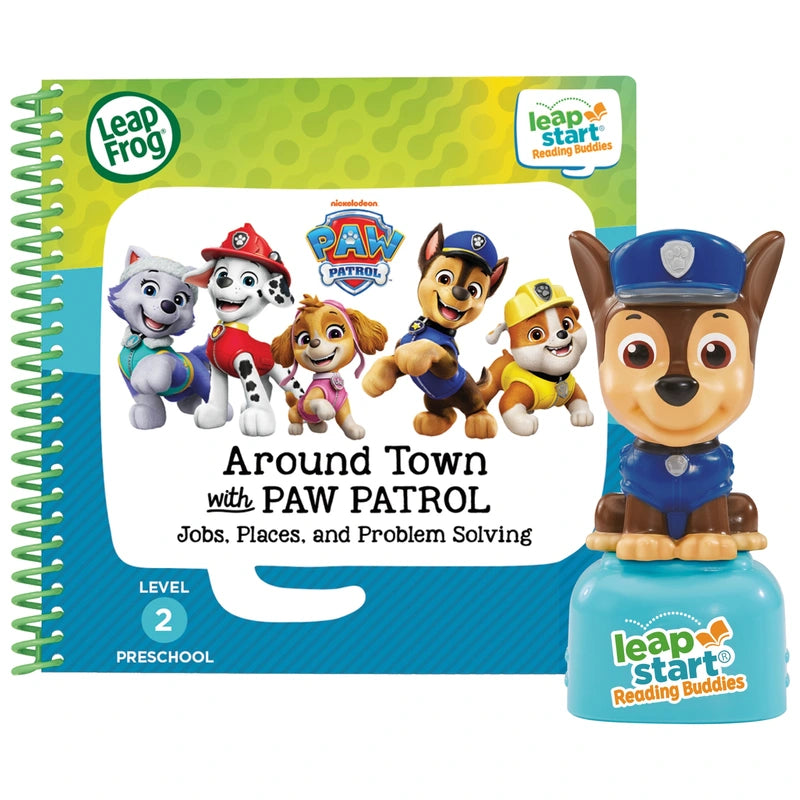 LeapFrog LeapStart Reading Buddies Around Town with PAW Patrol Buddy Set + Free Activity Book