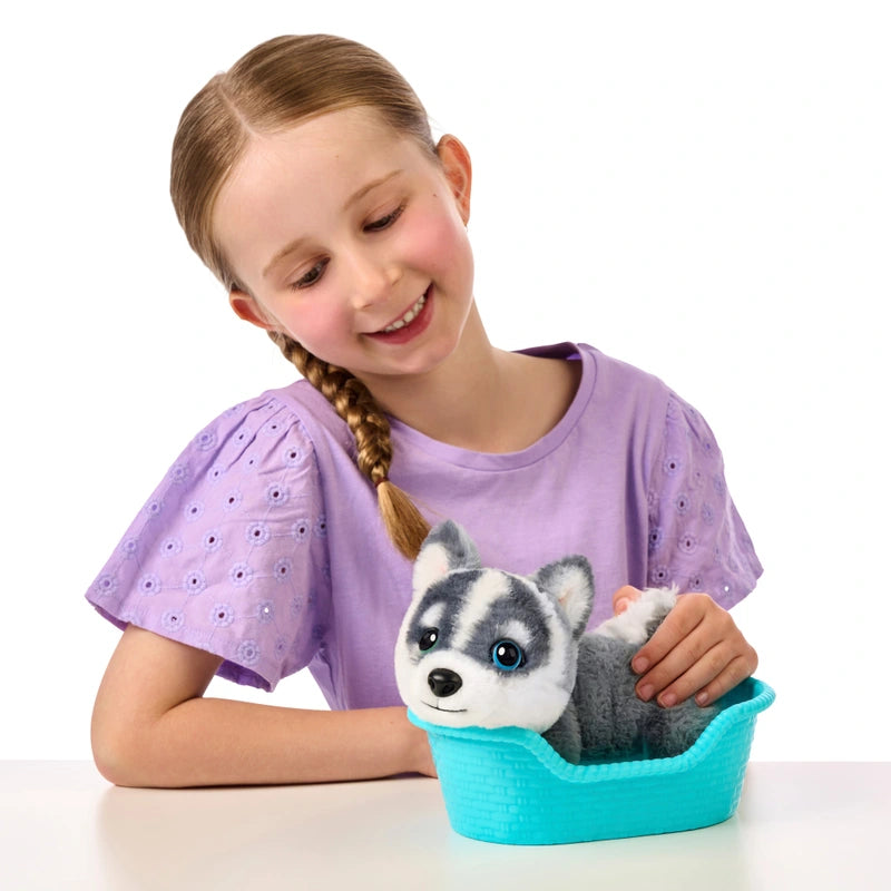 Little Live Pets My Really Real Puppy Mini Aurora the Husky + Free Activity Book