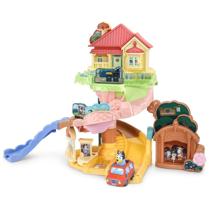 VTech Bluey Toot-Toot Drivers Road Trip Set + Free Activity Book