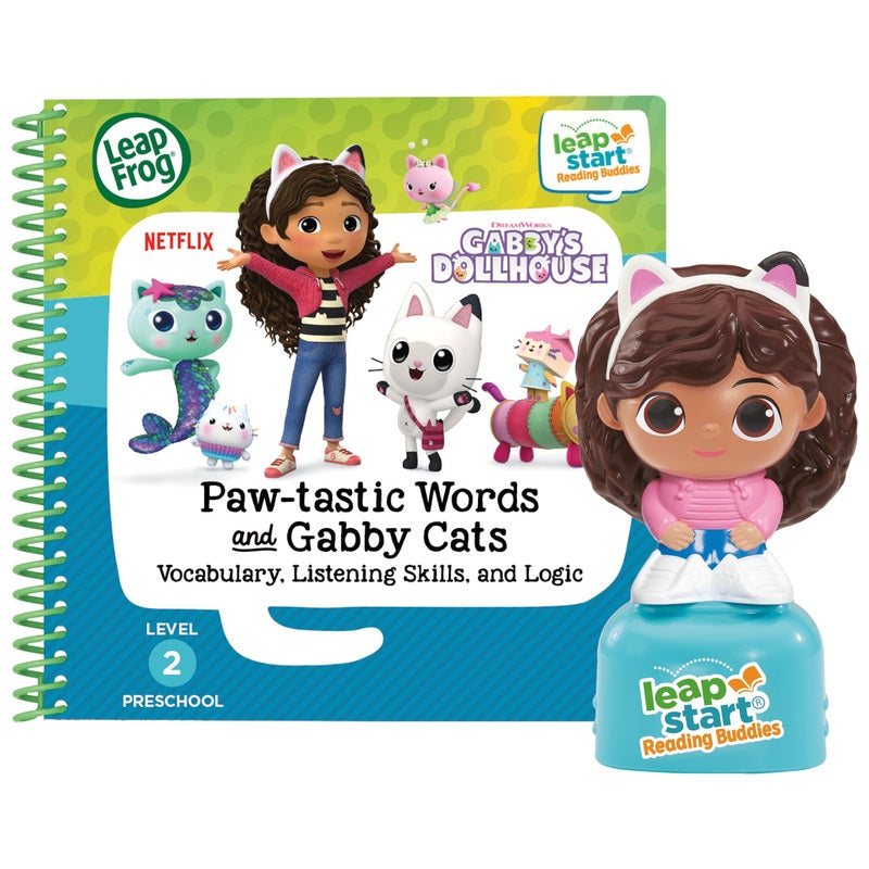 LeapFrog LeapStart Reading Buddies Paw-tastic Words & Gabby Cats Buddy Set + Free Activity Book