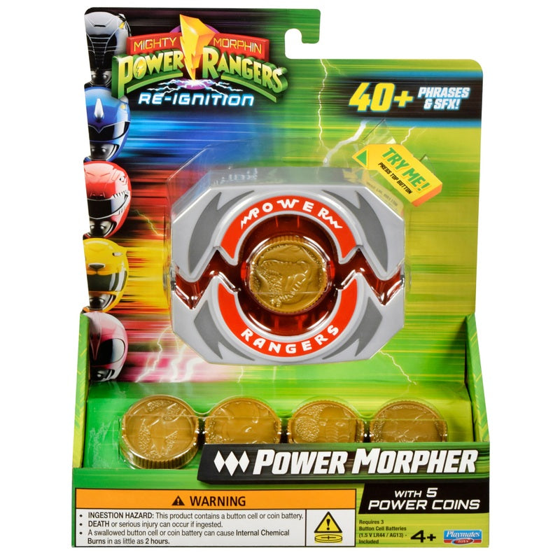 Mighty Morphin Power Rangers Re-Ignition Power Morpher Set + Free Activity Book