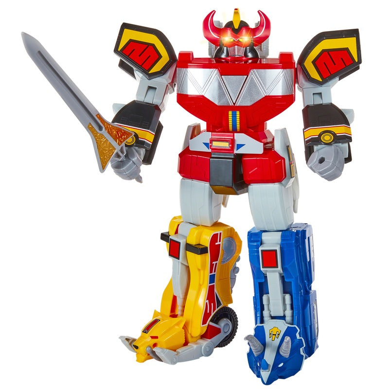 Mighty Morphin Power Rangers Ultimate Megazord Re-Ignition Action Figure + Free Activity Book