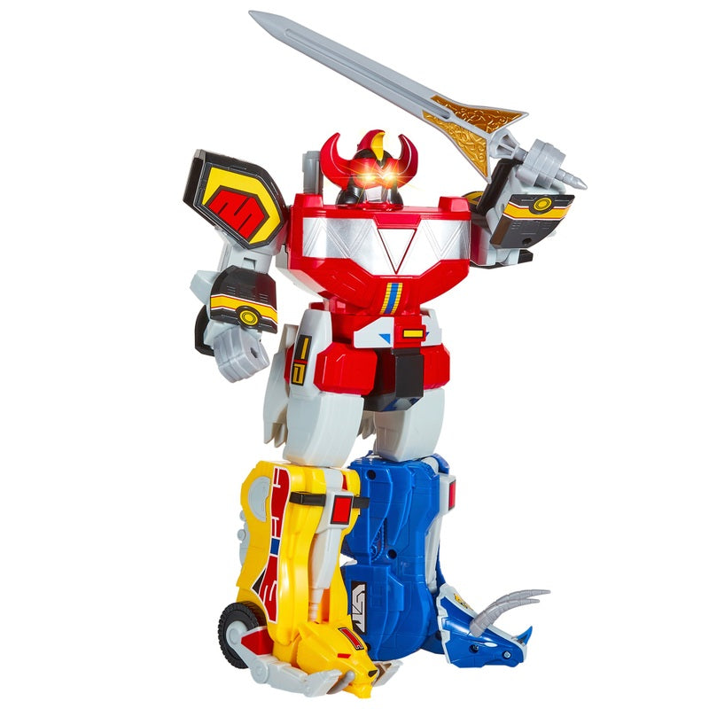 Mighty Morphin Power Rangers Ultimate Megazord Re-Ignition Action Figure + Free Activity Book