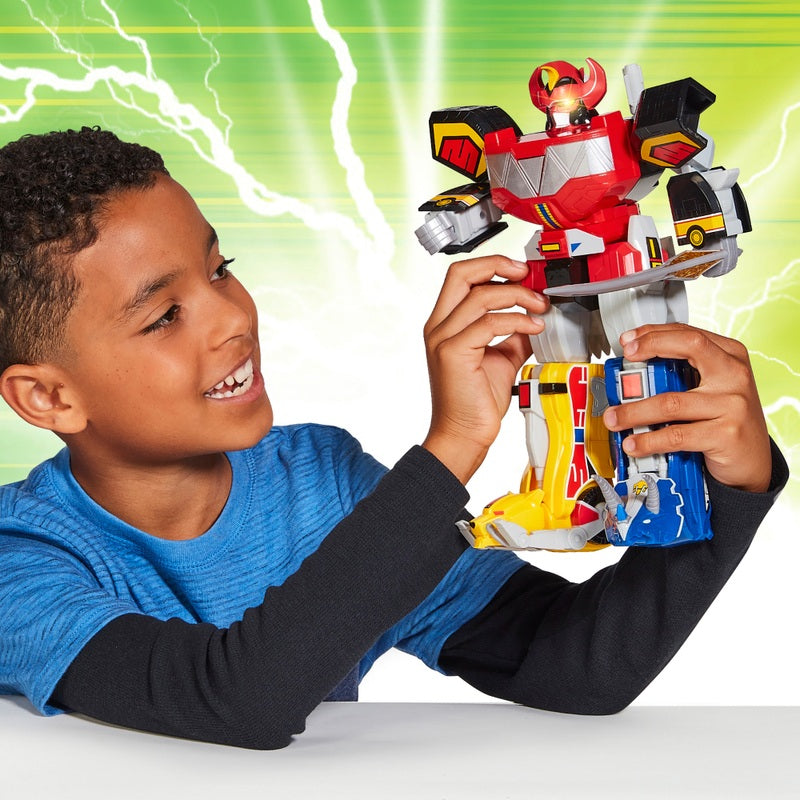 Mighty Morphin Power Rangers Ultimate Megazord Re-Ignition Action Figure + Free Activity Book