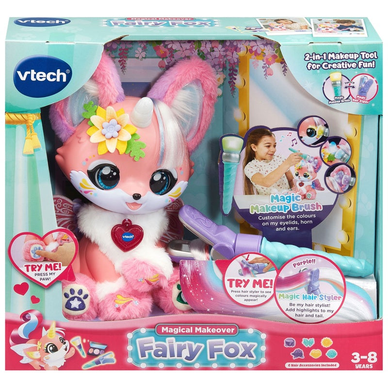 VTech Magical Makeover Fairy Fox Interactive Toy + Free Activity Book