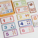 Montessori Number Matching Puzzle – Wooden Educational Learning Toy for Toddlers