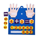 Montessori Finger Counting Math Board – Early Learning Numbers & Addition Toy for Kids