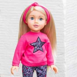 Kids Designafriend Fashion Doll Emmie with Outfit, 18 Inches, For Ages 3+