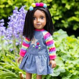 Kids DesignaFriend Charley Fashion Doll - 18inch/46cm For 3 Yrs +