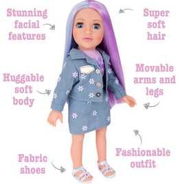 Kids DesignaFriend Lily Rose Fashion Doll - 18inch/46cm For 3 Yrs +