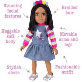 Kids DesignaFriend Charley Fashion Doll - 18inch/46cm For 3 Yrs +