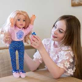 Kids DesignaFriend Evie Fashion Doll - 18inch/46cm For 3 Yrs+