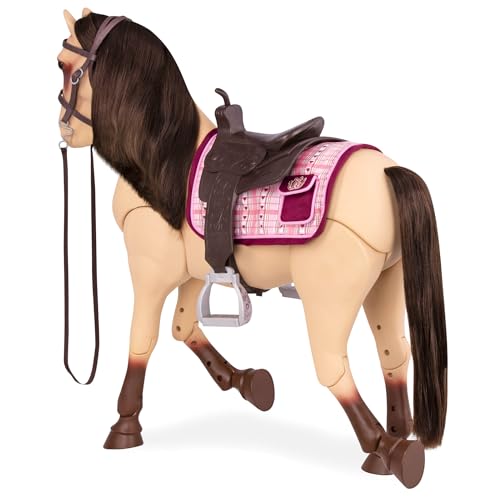 Our Generation Posable Morgan Horse – Beautiful 20-inch Brown Toy Horse