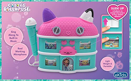 Gabby's Dollhouse Sing-Along Boombox with Built in Song and Sound Effects