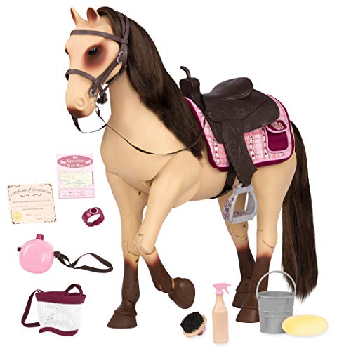 Our Generation Posable Morgan Horse – Beautiful 20-inch Brown Toy Horse