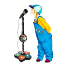 Kids Karaoke Microphone Stand with LED Lights