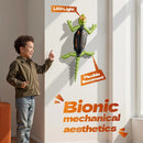 RC Wall Climbing Gecko Toy for Kids | Remote Control LED Crawling Lizard