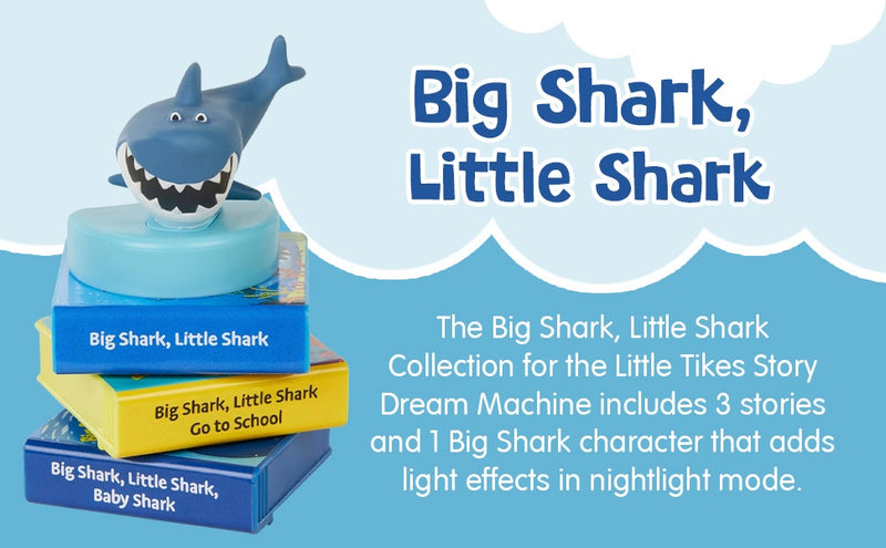 Little Tikes Story Dream Big Shark and Little Shark Set + Free Activity Book