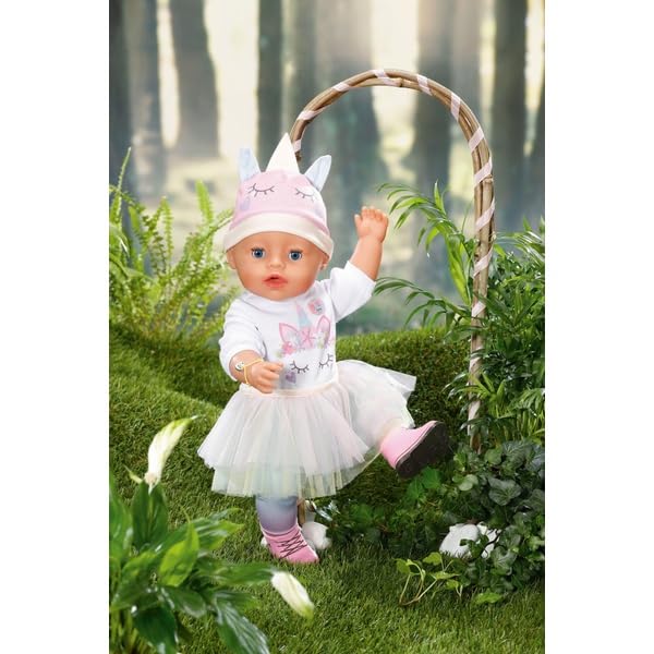 Baby Born Magic Unicorn Baby Doll with Accessories, 43cm, for Ages 3+